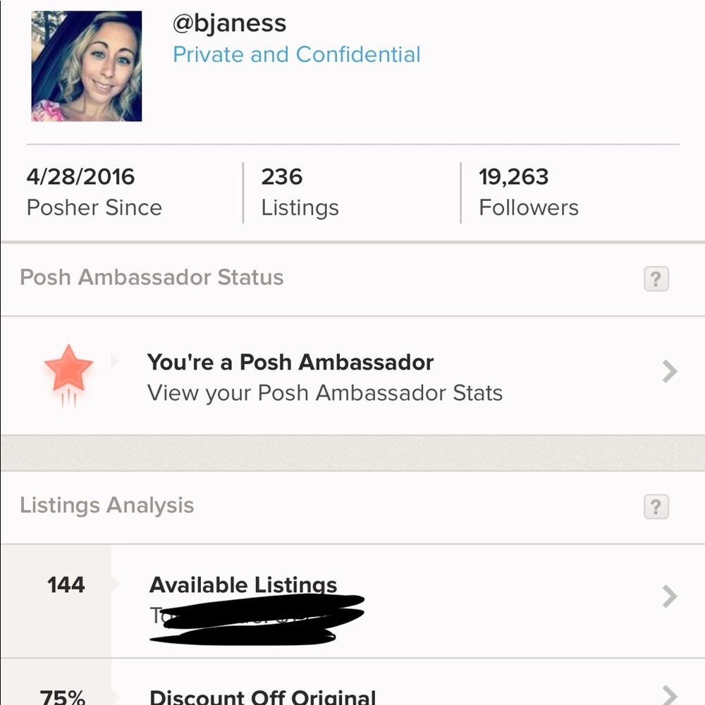 POSH AMBASSADOR STATUS